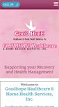 Mobile Screenshot of goodhopehomehealthcare.com